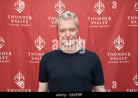 LINCOLN, CA - 26 Juli: Chris Botti posiert für Meet &amp; greet im Thunder Valley Casino Resort in Lincoln, Kalifornien am 26. Juli 2 Stockfoto