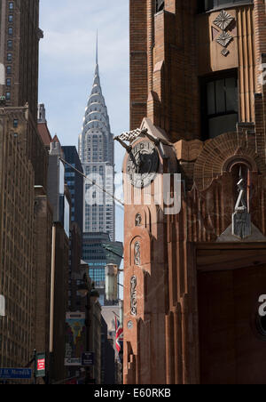 Lexington Avenue an der 51. Stockfoto