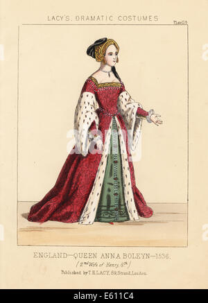 Königin Anne Boleyn, zweite Frau von Heinrich VIII., England, 1536. Stockfoto