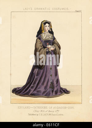 Katharina von Aragón, erste Frau von Heinrich VIII., England, 1532. Stockfoto