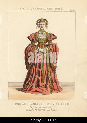 Anne von Kleve, 4. Ehefrau von Heinrich VIII., England, 1540. Stockfoto