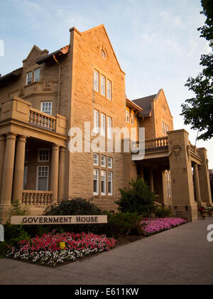 REGIERUNGSHAUS (Alberta), der ehemalige Amtssitz der Vizegouverneure von Alberta - in Edmonton, Alberta, Kanada. Stockfoto