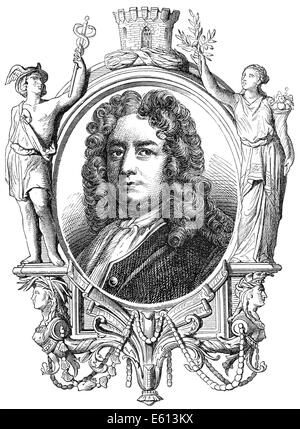 Thomas Wharton, 1. Marquess of Wharton, 1648-1715, ein englischer Adliger und Politiker, Stockfoto