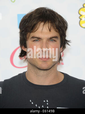 Los Angeles, Kalifornien, USA. 10. August 2014. Ian Somerhalder kommt für den Teen Choice Awards 2014 im Shrine Auditorium. Bildnachweis: Lisa O'Connor/ZUMA Draht/Alamy Live-Nachrichten Stockfoto