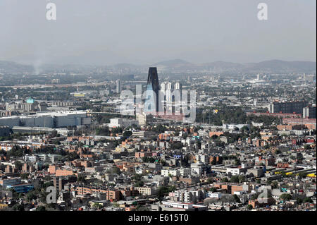 Blick vom Torre Latinoamericana, 182m, Mexiko-Stadt, Federal District, Mexico Stockfoto