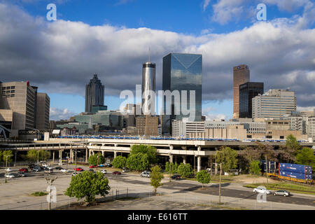 Skyline von Atlanta, Georgia, Vereinigte Staaten von Amerika Stockfoto