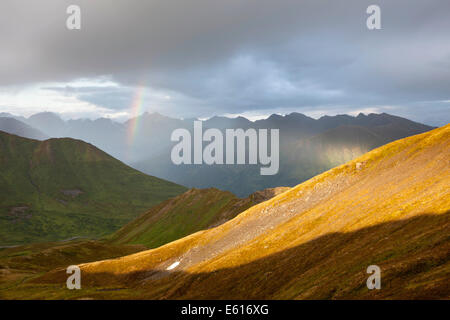 Talkeetna Mountains, Palmer, Alaska, Vereinigte Staaten von Amerika Stockfoto