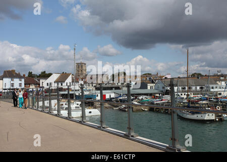 Die neue Adur Ferry Bridge, Shoreham-by-Sea, West Sussex. Stockfoto