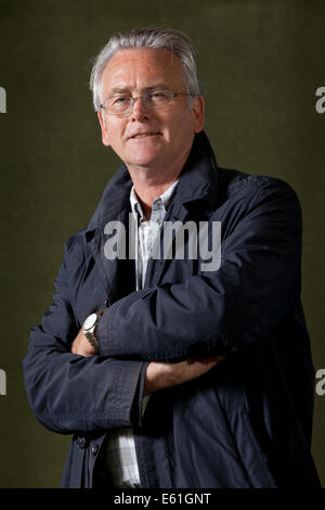 Edinburgh, Schottland. 10. August 2014. Gunnar Staalesen, norwegische Krimiautor, auf dem Edinburgh International Book Festival 2014. Edinburgh, Schottland. 10. August 2014 Kredit: GARY DOAK/Alamy Live-Nachrichten Stockfoto