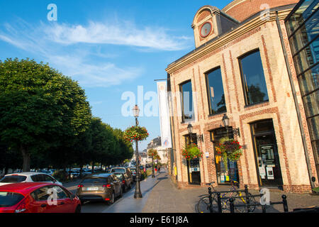 Die Tourismus-Büros und Bibliothek in Honfleur, Normandie Frankreich Europa Stockfoto