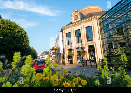 Die Tourismus-Büros und Bibliothek in Honfleur, Normandie Frankreich Europa Stockfoto