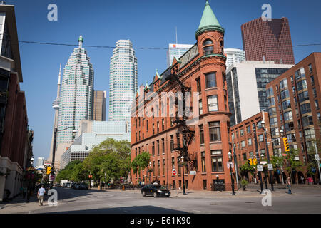 Toronto, Ontario, Kanada, Nordamerika. Alte und neue Architektur in dieser modernen Stadt. Stockfoto