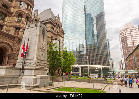 Altes Rathaus in Toronto City Centre, Ontario, Kanada, Nordamerika. Stockfoto