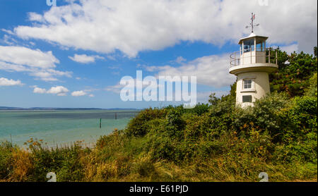 Der Leuchtturm am Lepe, Hampshire Stockfoto