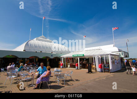 Kürzeste Pier im Burnham auf Meer Somerset in England Stockfoto