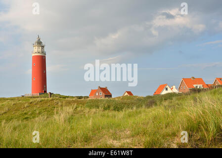 Roten Leuchtturm, De Cocksdorp, Insel Texel, West Ostfriesischen Inseln, Niederlande Stockfoto