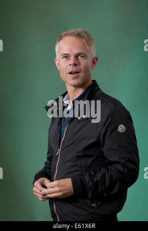 Edinburgh, Schottland. 11. August 2014. Tore Renberg, des norwegischen Autors an das Edinburgh International Book Festival 2014. Edinburgh, Schottland. 11. August 2014 Kredit: GARY DOAK/Alamy Live-Nachrichten Stockfoto