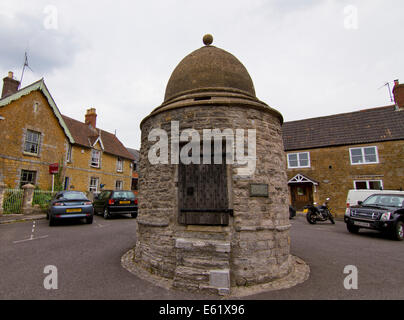 Das Round House Gefängnis - eine von nur vier - gebaut im Jahre 1779 in Castle Cary Somerset Stockfoto