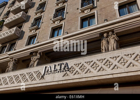 Hotel Jalta am Wenzelsplatz in Prag in der Tschechischen Republik, Europa Stockfoto