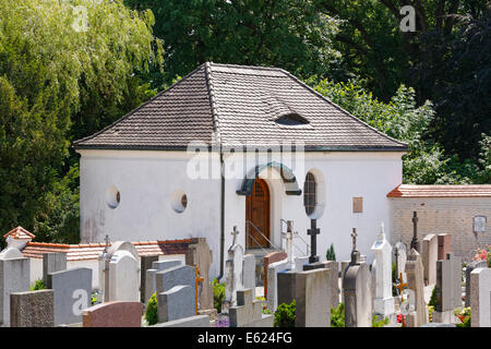 Strauß-Crypt, Grab von Marianne und Franz Josef Strauß, Rott am Inn, Upper Bavaria, Bavaria, Germany