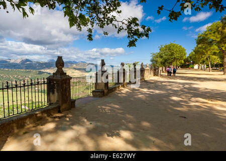 Alameda del Tajo, Ronda, Malaga Provinz, Andalusien, Spanien, Europa. Stockfoto