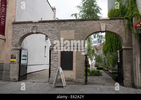 John Wesleys erste Kapelle und Wohnung Platz in Bristol UK Stockfoto