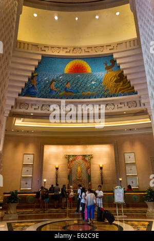 Lobby, Atlantis Paradise Island Resort, The Bahamas Stockfoto