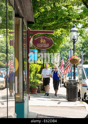 Osten State Street in Doylestown, PA Stockfoto