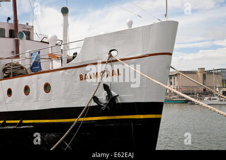 MV Balmoral angedockt in Bristol UK Stockfoto