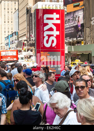 TKTS Discount Broadway-Tickets, Duffy Square, Times Square, NYC Stockfoto