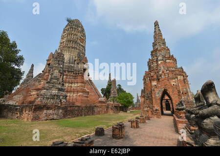 Wat Chai Wattanaram in Ayutthaya, Thailand Stockfoto