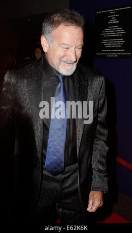 Komiker Robin Williams besucht das Gesicht Tisch Gala in Frederick P. Rose Hall, Jazz at Lincoln Center am 6. Dezember 2010. Stockfoto