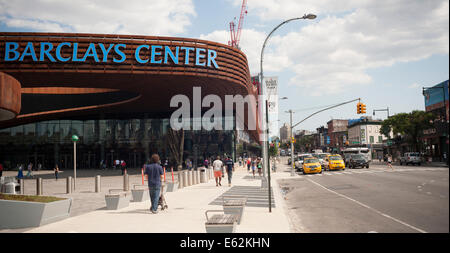 Das Barclays Center in Brooklyn in New York Stockfoto