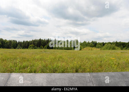 SHANKSVILLE, Pennsylvania - Juli 18-2014: Wand und Crash Ort 93 National Memorial außerhalb Shanksville, Pennsylvania, United Flug Stockfoto