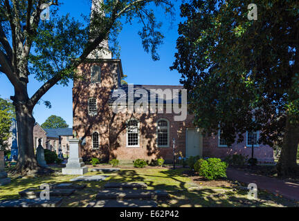 Die historischen 18thC St. Pauls Episcopal Church, Edenton, Albemarle Region, North Carolina, USA Stockfoto