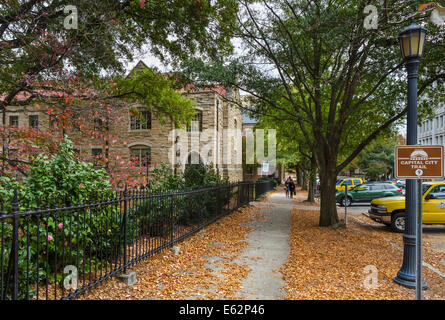 Capital City Trail auf neue Bern Platz in der historischen Innenstadt von Raleigh, North Carolina, USA Stockfoto