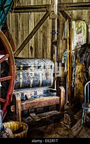 Coffman Wagen Ausstellung, Nord-Haus-Museum, 301 West Washington Street, Lewisburg, WV Stockfoto