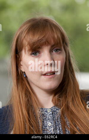 Edinburgh, Schottland. 12. August 2014. Emma Healey, Autor, auf dem Edinburgh International Book Festival 2014. Edinburgh, Schottland. 12. August 2014 Kredit: GARY DOAK/Alamy Live-Nachrichten Stockfoto