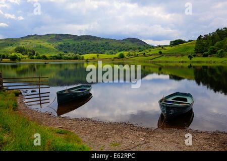 Tarn Watendlath Seenplatte Cumbria England zwischen die Täler Borrowdale und Thirlmere noch zu beruhigen Stockfoto