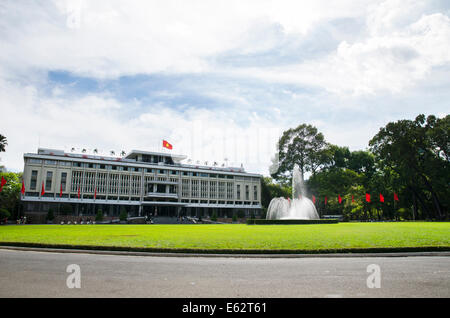 Palast der Wiedervereinigung, Ho-Chi-Minh-Stadt, Vietnam Stockfoto