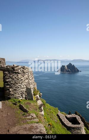 Irland Skellig Inseln. Stockfoto