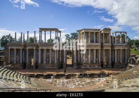 Das römische Theater, Merida, Extremadura, Spanien Stockfoto