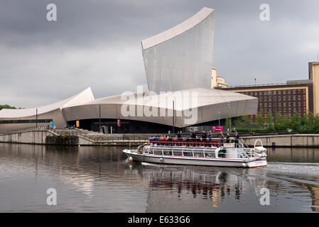 Salford Quays Manchester Ship canal Stockfoto