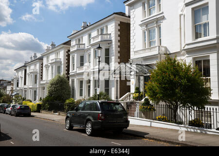 Exklusive Immobilien, Phillimore Gardens W8, Kensington, London, England, Vereinigtes Königreich, Europa Stockfoto