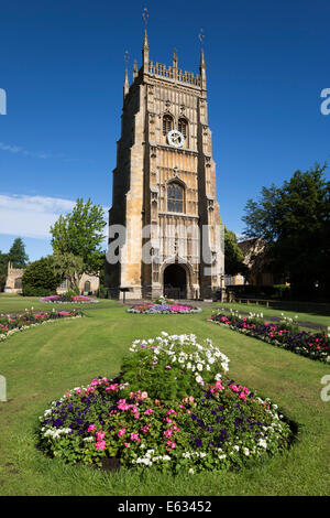 Der Glockenturm im Stiftspark, Evesham, Worcestershire, England, Vereinigtes Königreich, Europa Stockfoto