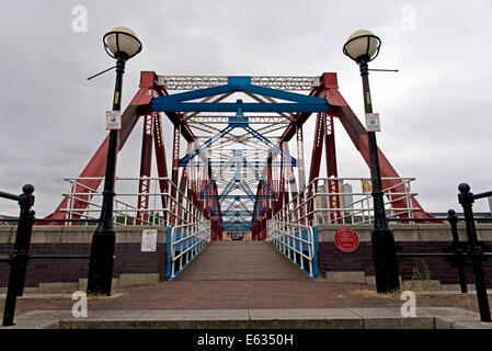 Anchorage Erie Basin Hotels Salford Quays Manchester Ship Canal Wasserturm Stockfoto