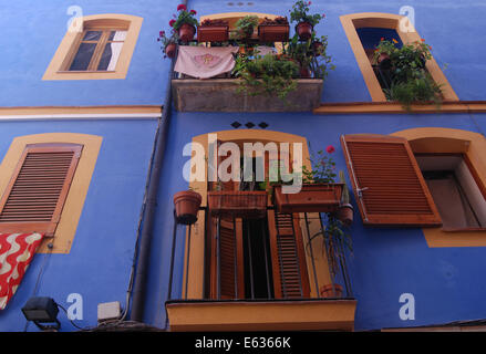 Katalonien Fenster. Stockfoto