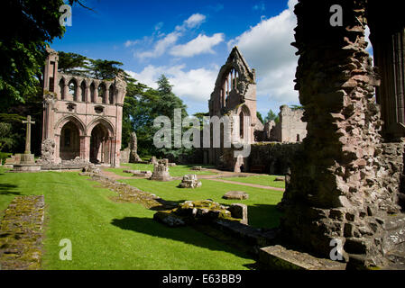 Dryburgh Abbey in der schottischen Grenzen Stockfoto