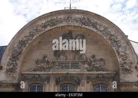 Das Bild des Eingangs zum Museum Les Invalides, Paris Stockfoto