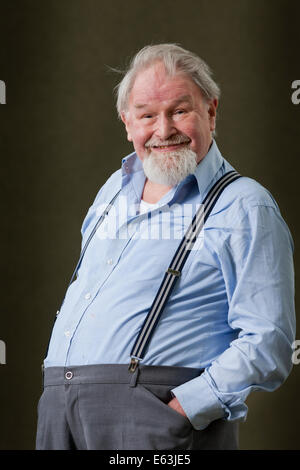 Edinburgh, Schottland. 12. August 2014. Alasdair Gray, der schottische Schriftsteller und Künstler, auf dem Edinburgh International Book Festival 2014. Edinburgh, Schottland. 12. August 2014 Kredit: GARY DOAK/Alamy Live-Nachrichten Stockfoto